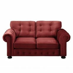 Velvet Studio Ensemble de salon Marau (3-2) - Rouge -loftscape Boutique sofa marau 2 sitzer samt rot 4915356