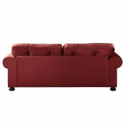 Velvet Studio Ensemble de salon Marau (3-2) - Rouge -loftscape Boutique sofa marau 3 sitzer samt rot 4915208