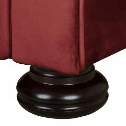 Velvet Studio Ensemble de salon Marau (3-2) - Rouge -loftscape Boutique sofa marau 3 sitzer samt rot 4915232