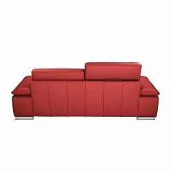 Fredriks Canapé Masca (2 places) - Cuir véritable rouge carmin -loftscape Boutique sofa masca 2 sitzer echtleder kaminrot 515469