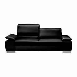 Fredriks Canapé Masca (2 places) - Cuir véritable noir -loftscape Boutique sofa masca 2 sitzer echtleder schwarz 514086