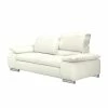 Fredriks Canapé Masca (3 places) - Imitation cuir blanc -loftscape Boutique sofa masca 3 sitzer kunstleder weiss 513331