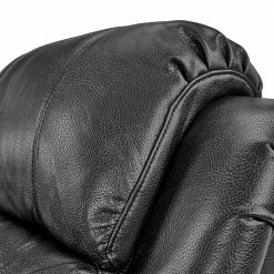 Modoform Fauteuil de cinéma Mendis (2 places) - Imitation cuir - Noir -loftscape Boutique sofa mendis 2 sitzer kunstleder schwarz 3116817