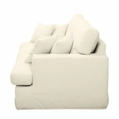 Maison Belfort Canapé Mérens (2,5 places) Tissu - Crème -loftscape Boutique sofa merens 2 5 sitzer webstoff creme 4188772