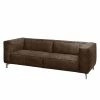 Ars manufacti Canapé Pentre (3 places) - Aspect cuir vieilli - Marron -loftscape Boutique sofa pentre 3 sitzer antiklederlook braun 4356500
