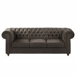Maison Belfort Ensemble de salon Pintano (3-2-1) - Gris marron -loftscape Boutique sofa pintano 3 sitzer antiklederoptik braungrau 4895460