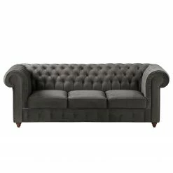 Maison Belfort Ensemble de salon Pintano (3-2-1) - Gris -loftscape Boutique sofa pintano 3 sitzer samt grau 4897816