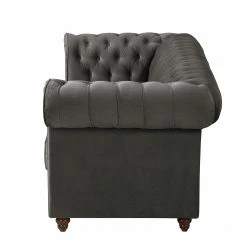 Maison Belfort Ensemble de salon Pintano (3-2-1) - Gris -loftscape Boutique sofa pintano 3 sitzer samt grau 4897824