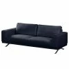 Fredriks Canapé Ramilia (3 places) - Bleu foncé -loftscape Boutique sofa ramilia 3 sitzer strukturstoff dunkelblau 4882556