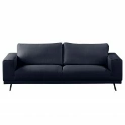 Fredriks Canapé Ramilia (3 places) - Bleu foncé -loftscape Boutique sofa ramilia 3 sitzer strukturstoff dunkelblau 4882560