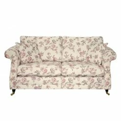 Maison Belfort Canapé Rosehearty (2 places) - Tissu - Crème / Rose -loftscape Boutique sofa rosehearty 3 sitzer webstoff creme rose 4191028