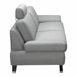 Loftscape Canapé Silvano (2,5 places) - Appui-tête réglable -loftscape Boutique sofa silvano 2 5 sitzer webstoff grau 442577