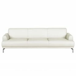 Fredriks Canapé Sisto II (3 places) - Blanc -loftscape Boutique sofa sisto ii 3 sitzer echtleder weiss 3609349