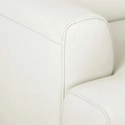 Fredriks Canapé Sisto II (3 places) - Blanc -loftscape Boutique sofa sisto ii 3 sitzer echtleder weiss 3609369 1