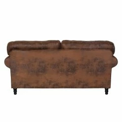 Ars manufacti Canapé Sombrero (3 places) - Cuir synthétique vieilli marron 19 Ars manufacti Canapé Sombrero (3 places) - Cuir synthétique vieilli marron -loftscape Boutique sofa sombrero 3 sitzer antiklederlook braun 308873
