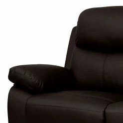 Modoform Canapé Tetchill (2 places) - Avec fonction relaxation - Imitation cuir - Marron foncé -loftscape Boutique sofa tetchill 2 sitzer mit relaxfunktion kunstleder braun 4604980