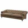Ars manufacti Canapé Thory (3 places) - Marron clair -loftscape Boutique sofa thory 3 sitzer antiklederlook hellbraun 4894632
