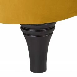 Jack & Alice Canapé Thory (3 places) - Jaune moutarde -loftscape Boutique sofa thory 3 sitzer samt senfgelb 4895880