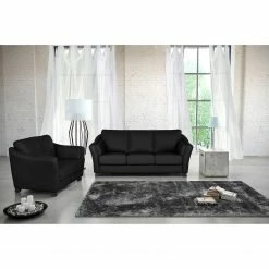 Modoform Canapé convertible Toucy - Cuir véritable noir 21 Modoform Canapé convertible Toucy - Cuir véritable noir -loftscape Boutique sofa toucy 3 sitzer echtleder schwarz 4790192