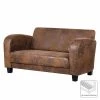 Ars manufacti Canapé Tullow (2 places) - Aspect cuir vieilli - Marron 2 Ars manufacti Canapé Tullow (2 places) - Aspect cuir vieilli - Marron -loftscape Boutique sofa tullow 2 sitzer antiklederoptik braun 556094
