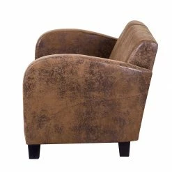 Ars manufacti Canapé Tullow (3 places) - Aspect vieux cuir marron -loftscape Boutique sofa tullow 3 sitzer antiklederlook braun 404969