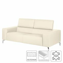 Loftscape Canapé Varberg (2,5 places) - Blanc -loftscape Boutique sofa varberg 2 5 sitzer echtleder weiss 1163962