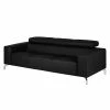 Loftscape Canapé Varberg (3 places) - Noir -loftscape Boutique sofa varberg 3 sitzer echtleder schwarz 1164442