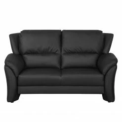 Modoform Canapé Windom Imitation cuir (2 places) - Noir -loftscape Boutique sofa windom 2 sitzer kunstleder schwarz 4087992