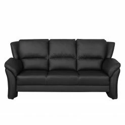 Modoform Salon Windom - 3-2-1 - Imitation cuir - Noir -loftscape Boutique sofa windom 3 sitzer kunstleder schwarz 4087940