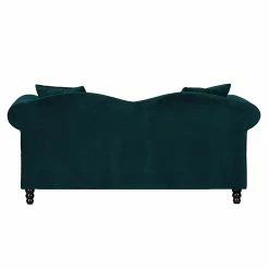 Jack & Alice Canapé York (2 places) - Bleu pétrole 16 Jack & Alice Canapé York (2 places) - Bleu pétrole -loftscape Boutique sofa york 2 sitzer samtstoff petrol 301120