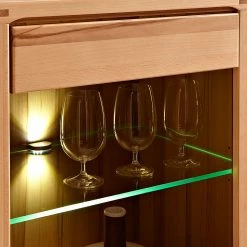 Ars Natura Vitrine NatureStar - Butoir à droite -loftscape Boutique standvitine rechts naturestar kernbuche teilmassiv 1427558