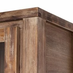 Red Living Vitrine Akhatar - Acacia multicolore / Cendré -loftscape Boutique standvitrine akhatar akazie multicolor smoked 3627677