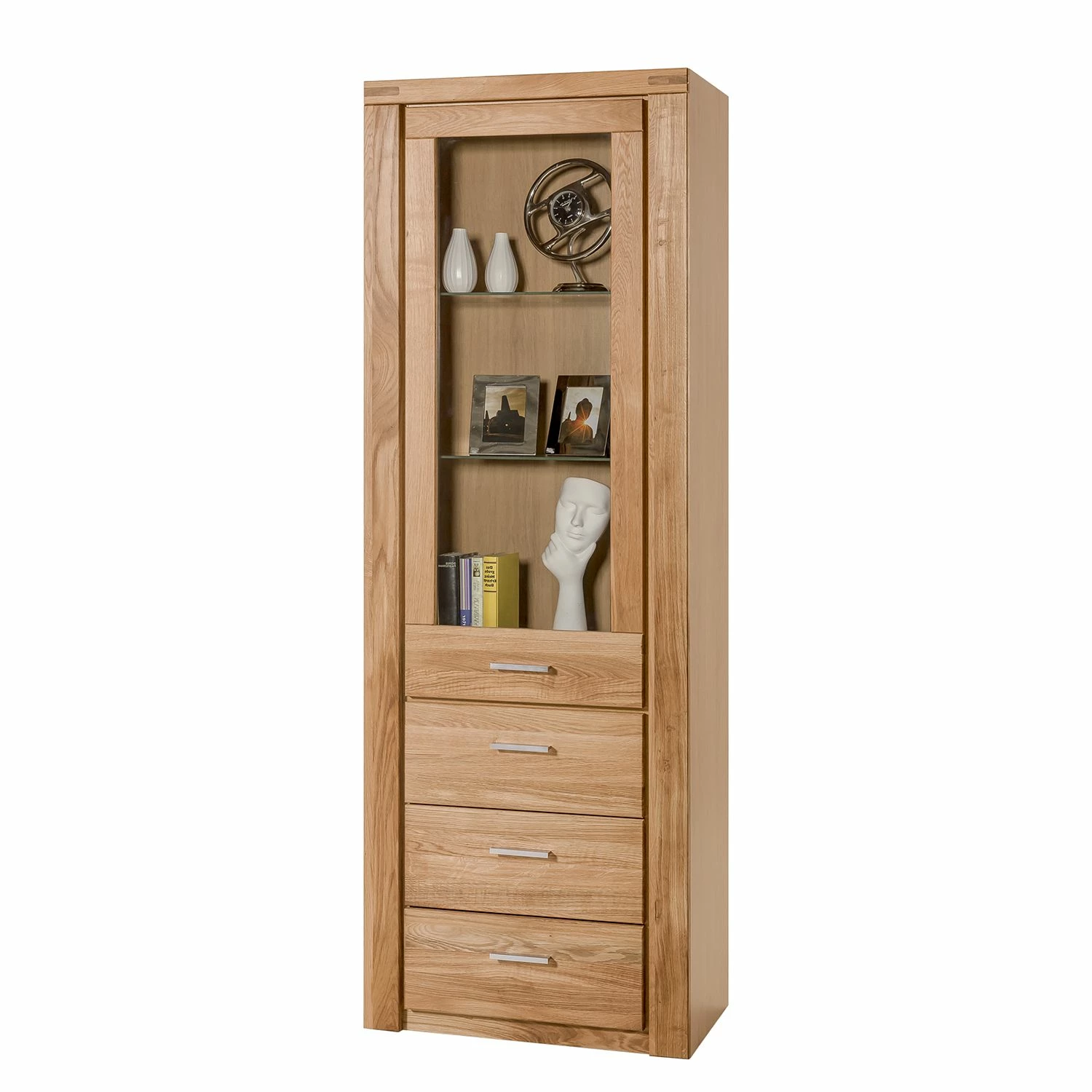 Ars Natura Vitrine Lombok - Partiellement en bois massif 3 Ars Natura Vitrine Lombok - Partiellement en bois massif