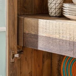 Ars manufacti Vitrine Tamati - Pin parasol massif -loftscape Boutique standvitrine tamati pinie massiv 3758548