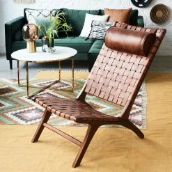Eva Padberg Collection Fauteuil Bourbourg II - Marron vintage 28 Eva Padberg Collection Fauteuil Bourbourg II - Marron vintage -loftscape Boutique teppich fil i wolle gelb 170 x 240 cm 4701508