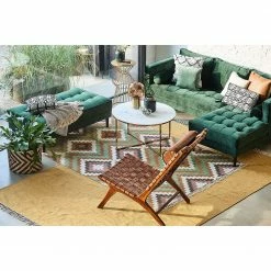 Eva Padberg Collection Fauteuil Bourbourg II - Marron vintage 25 Eva Padberg Collection Fauteuil Bourbourg II - Marron vintage -loftscape Boutique teppich lohals baumwollstoff mehrfarbig 4701444