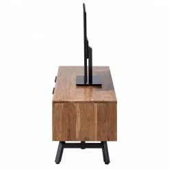 Ars manufacti Meuble TV Amla II -Acacia massif / Métal - Acacia / Anthracite -loftscape Boutique tv lowboard amla ii akazie massiv metall akazie anthrazit 4947000