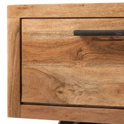 Ars manufacti Meuble TV Amla II -Acacia massif / Métal - Acacia / Anthracite -loftscape Boutique tv lowboard amla ii akazie massiv metall akazie anthrazit 4947004