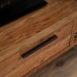 Ars manufacti Meuble TV Amla II -Acacia massif / Métal - Acacia / Anthracite -loftscape Boutique tv lowboard amla ii akazie massiv metall akazie anthrazit 5006124