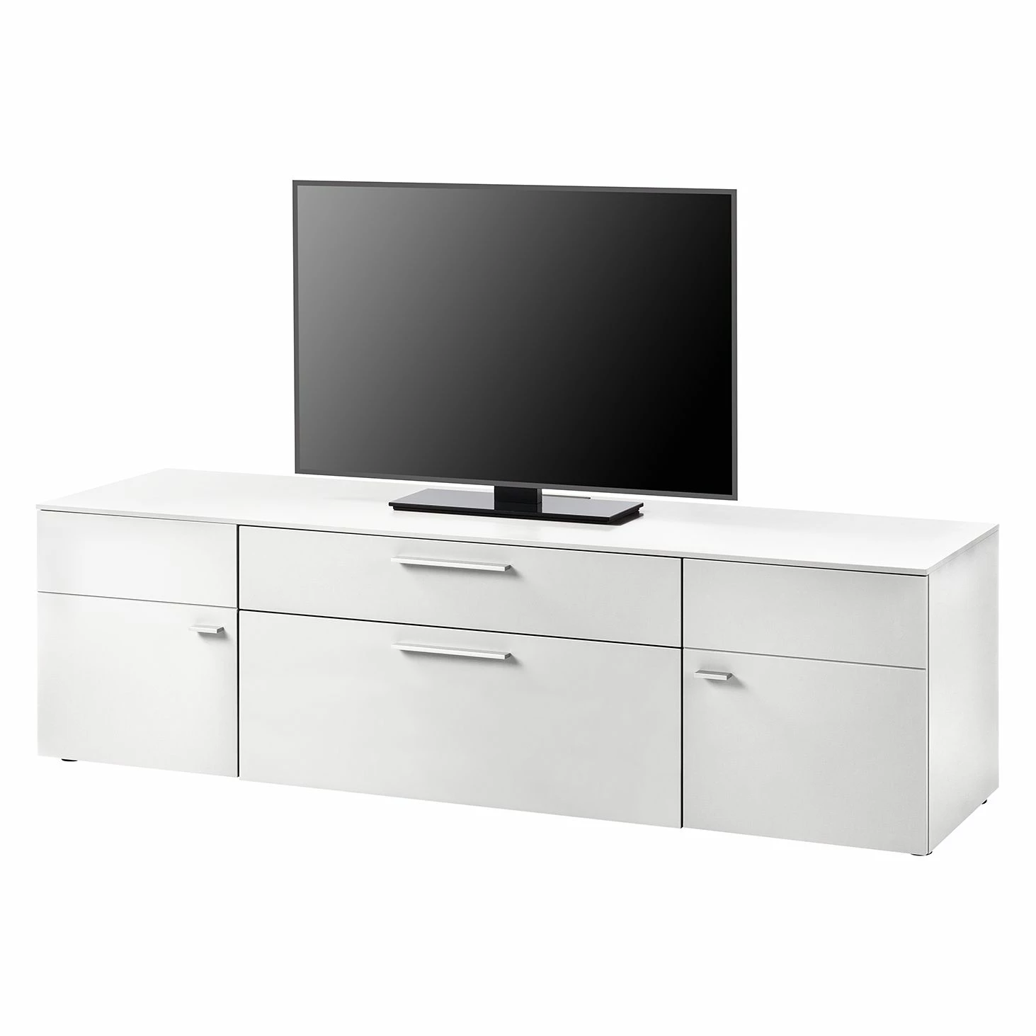 GWINNER Ensemble mural Anzio I (4 éléments) - Blanc mat - Porte en verre à gauche - Avec éclairage 7 GWINNER Ensemble mural Anzio I (4 éléments) - Blanc mat - Porte en verre à gauche - Avec éclairage – Image 5