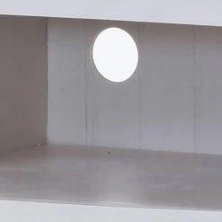 Maison Belfort Meuble TV bas Doral - Acacia partiellement massif Marron / Blanc -loftscape Boutique tv lowboard doral akazie teilmassiv braun weiss 1962178