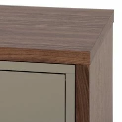 Temahome Meuble TV Echo - Gris / Noyer -loftscape Boutique tv lowboard echo weiss walnuss 3955160