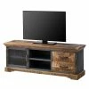 Ars manufacti Meuble TV Hunter - Manguier massif / Métal - Manguier / Gris bleu -loftscape Boutique tv lowboard hunter mango massiv metall mango blaugrau 4414472