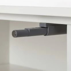 Mørteens Meuble TV Lindholm - Partiellement en chêne massif - Blanc - 180 x 45 cm -loftscape Boutique tv lowboard lindholm eiche teilmassiv weiss 526626