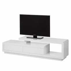 Fredriks Meuble TV t-vision - Blanc brillant
