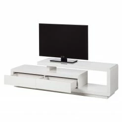 Fredriks Meuble TV t-vision - Blanc brillant -loftscape Boutique tv lowboard t vision 170 cm 4207564