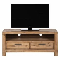 Ars Natura Meuble TV Toumanar I - Partiellement en acacia massif - Acacia sable -loftscape Boutique tv lowboard toumanar i akazie teilmassiv akazie sand 3627357