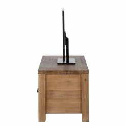 Ars Natura Meuble TV Toumanar I - Partiellement en acacia massif - Acacia sable -loftscape Boutique tv lowboard toumanar i akazie teilmassiv akazie sand 3627361