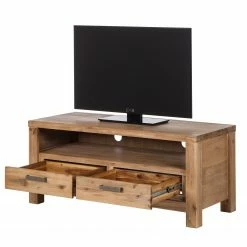 Ars Natura Meuble TV Toumanar I - Partiellement en acacia massif - Acacia sable -loftscape Boutique tv lowboard toumanar i akazie teilmassiv akazie sand 3627385