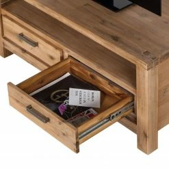 Ars Natura Meuble TV Toumanar I - Partiellement en acacia massif - Acacia sable -loftscape Boutique tv lowboard toumanar i akazie teilmassiv akazie sand 3627389